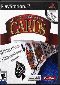 World Championship Cards Playstation 2  box art